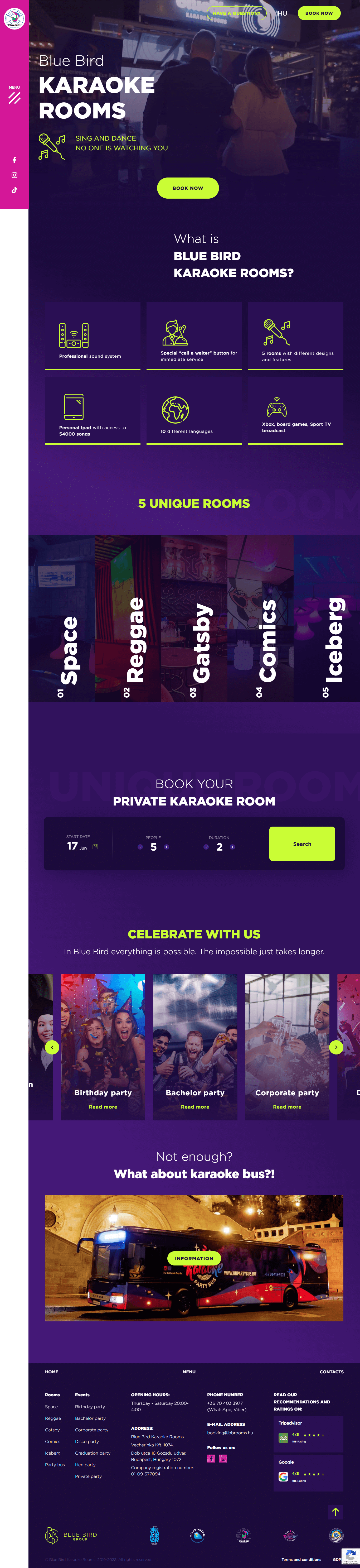 Blue Bird Karaoke Rooms 2183 Artilab