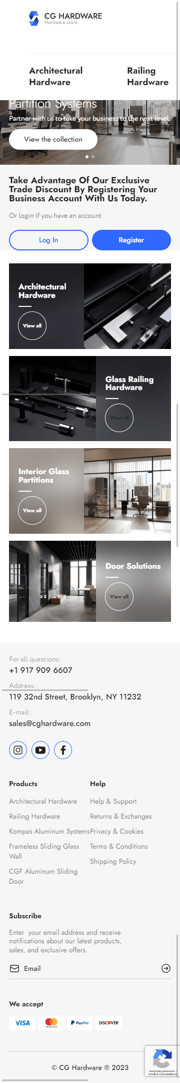 Crystalia Glass Hardware 2172 Artilab