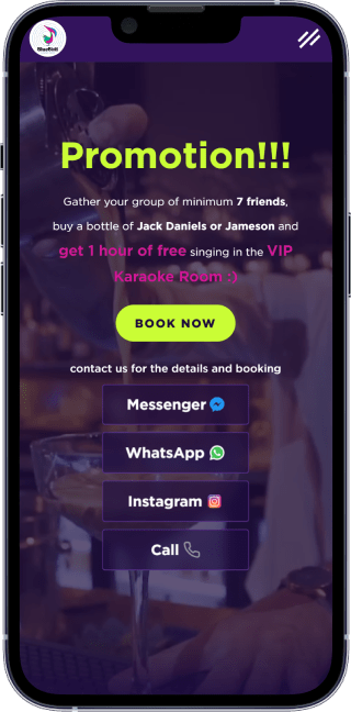 Booking <br> karaoke rooms №5