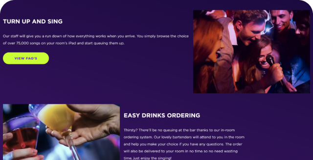 Booking <br> karaoke rooms №3
