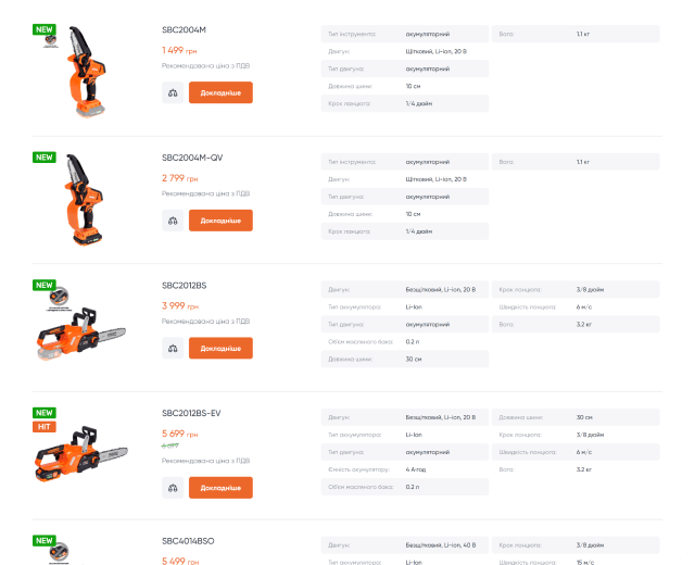 International brand <br> of garden equipment №1