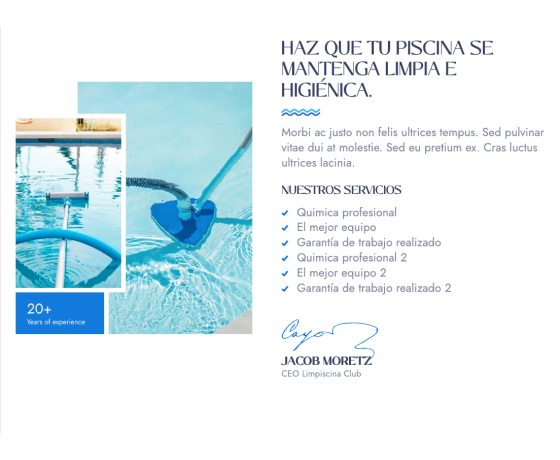 WordPress booking system <br> of pool cleaning services №2