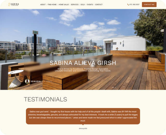 Corporate website <br> of a real estate agency №1