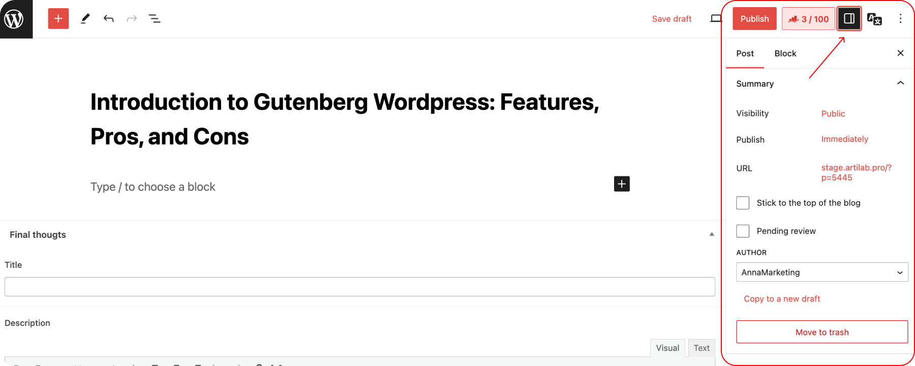 Gutenberg WordPress