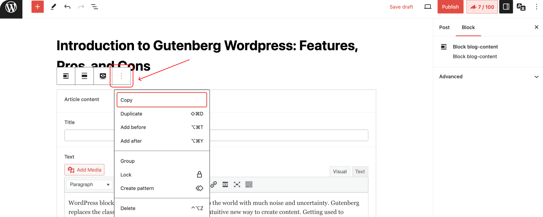Gutenberg WordPress