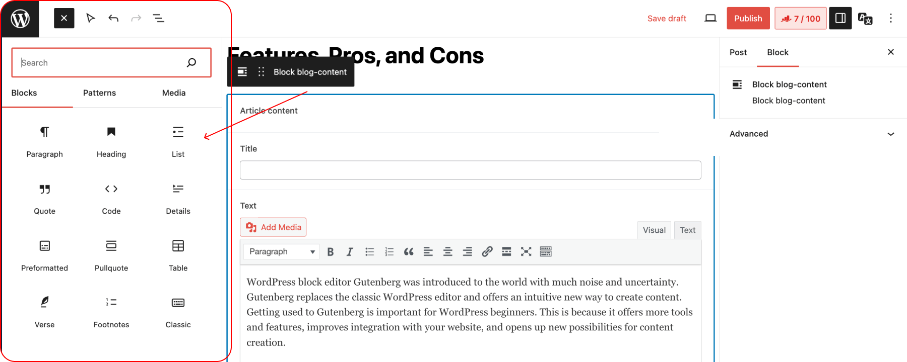 Gutenberg WordPress