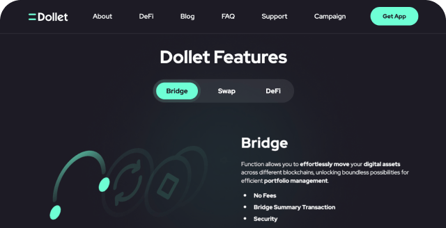 Website <br> for multi-chain crypto wallet app №3