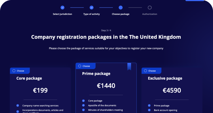 WordPress web system with legal solution <br> for Fintech and digital business №4