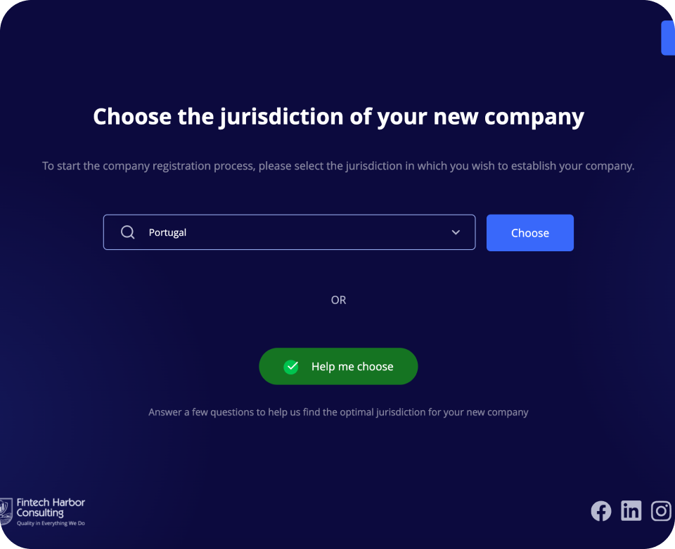 WordPress web system with legal solution <br> for Fintech and digital business №1