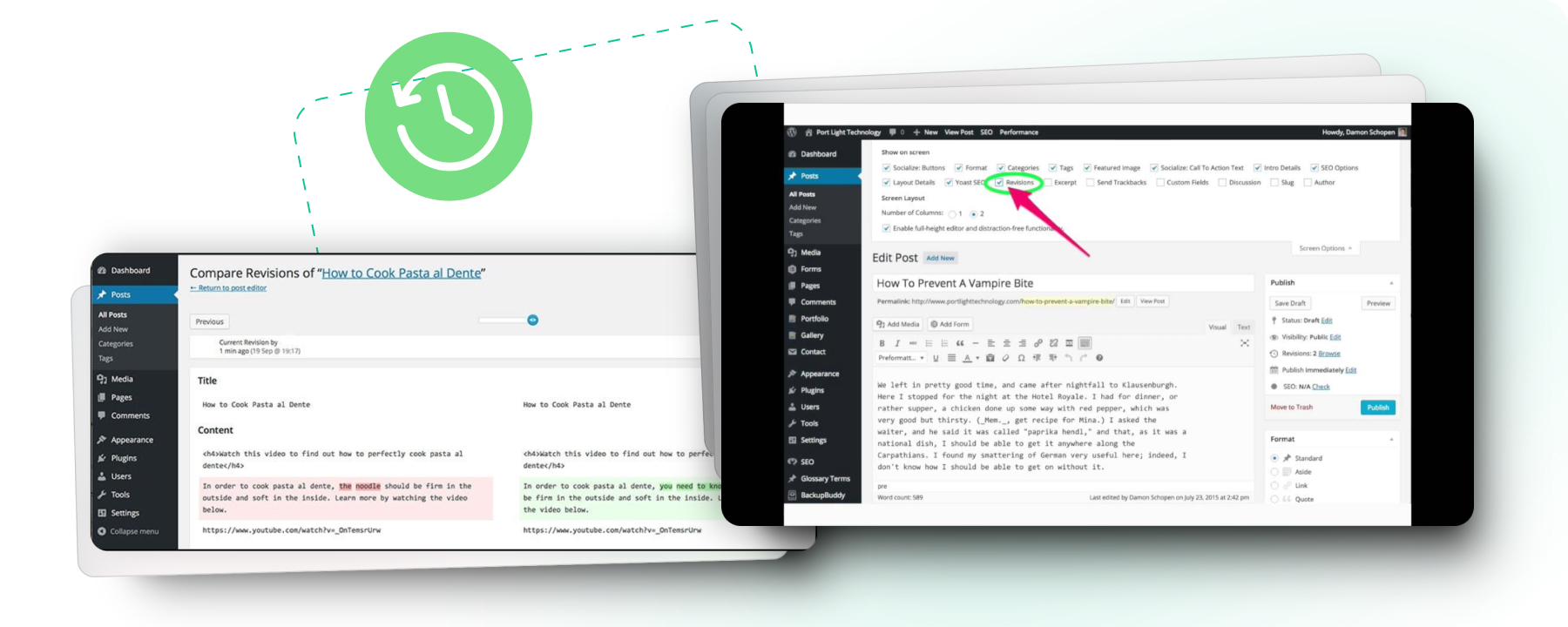 Revision History WordPress
