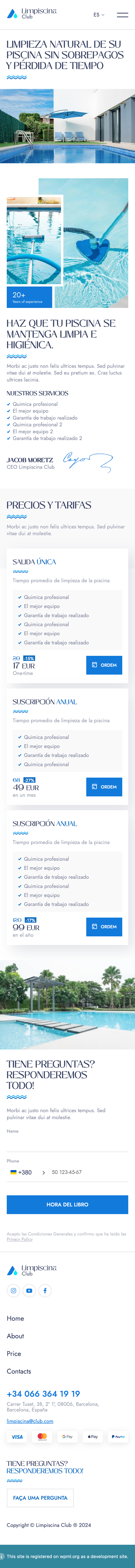 Limpiscina Club  7345 Artilab