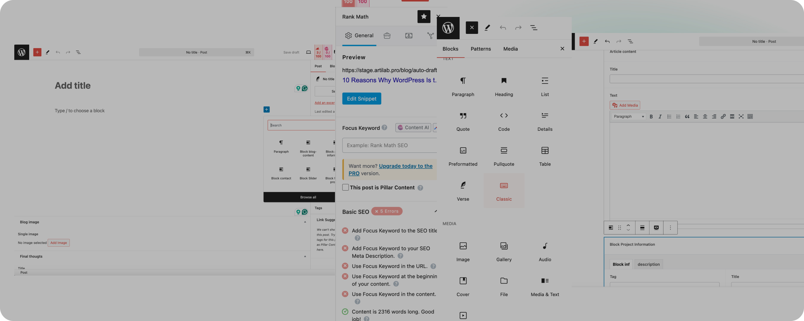 Wordpress simple to use and manage