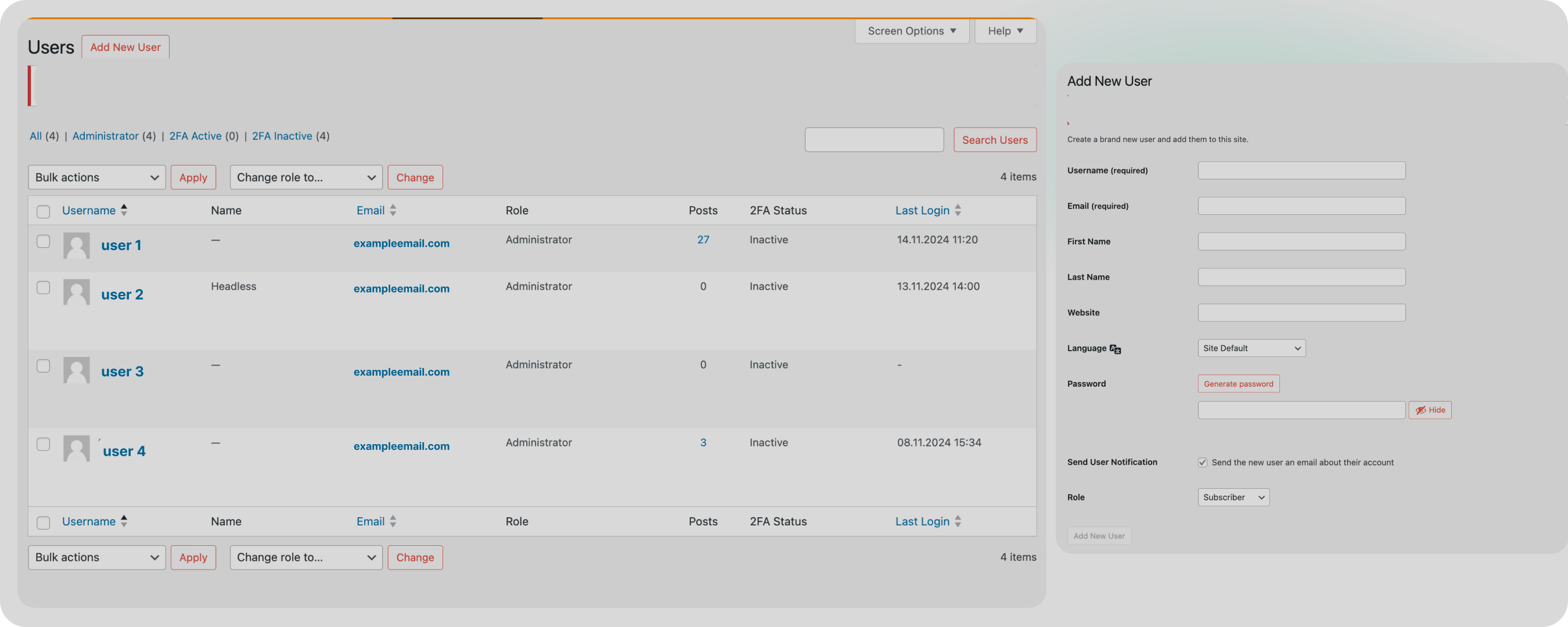 WordPress Multi-user capability 