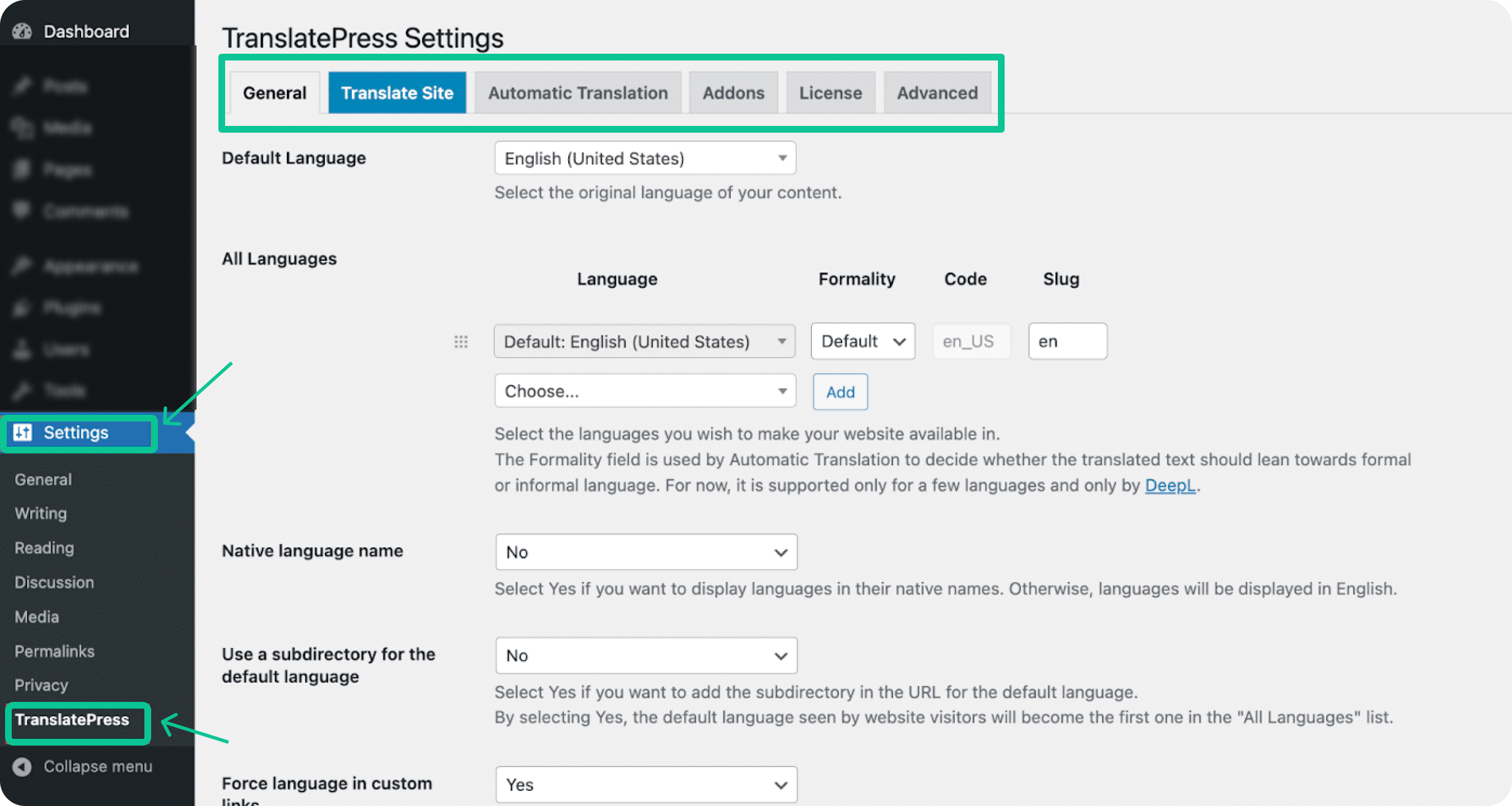 Creating a multilingual WordPress website