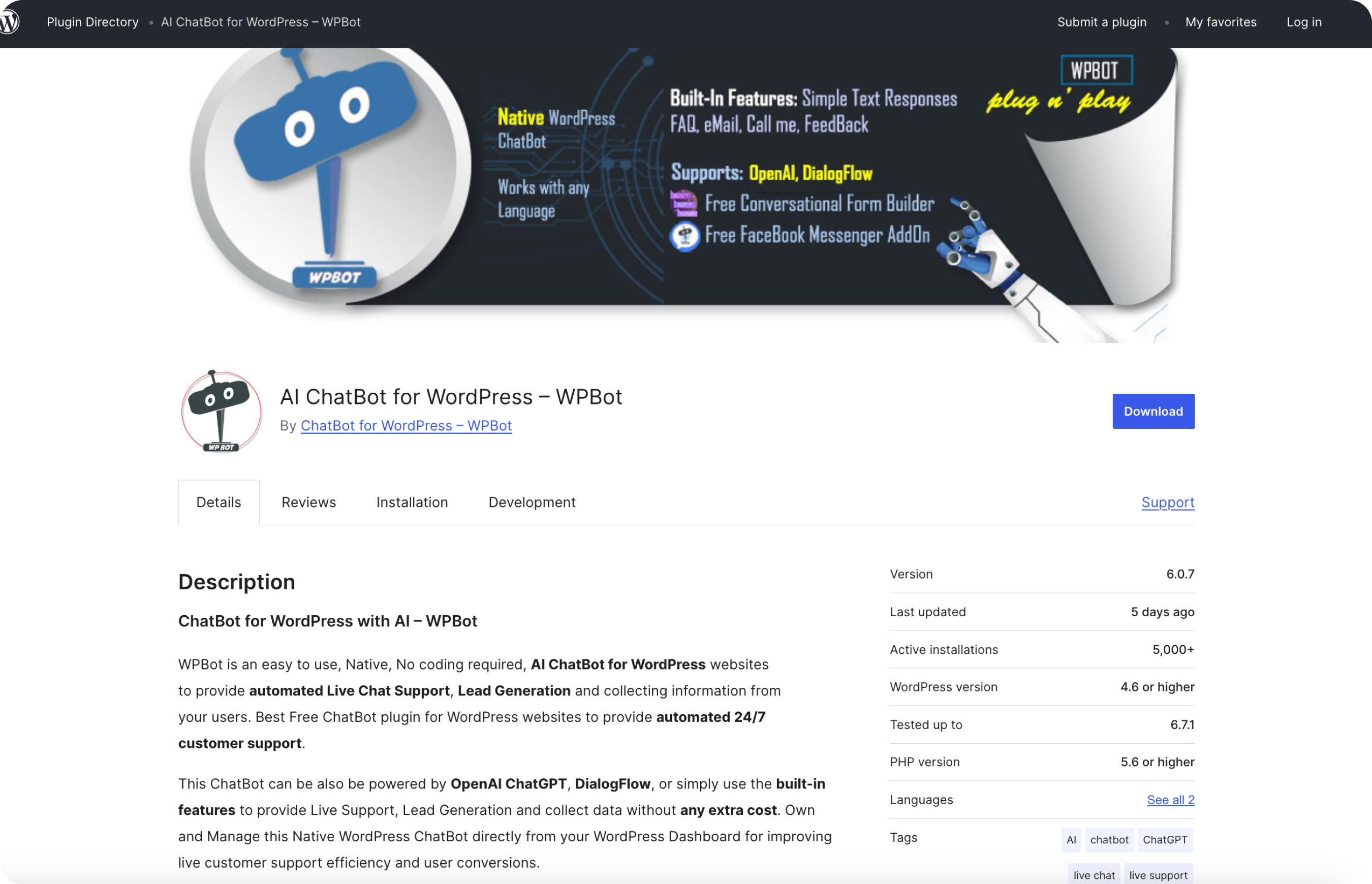 Best WordPress Chatbot Plugins
