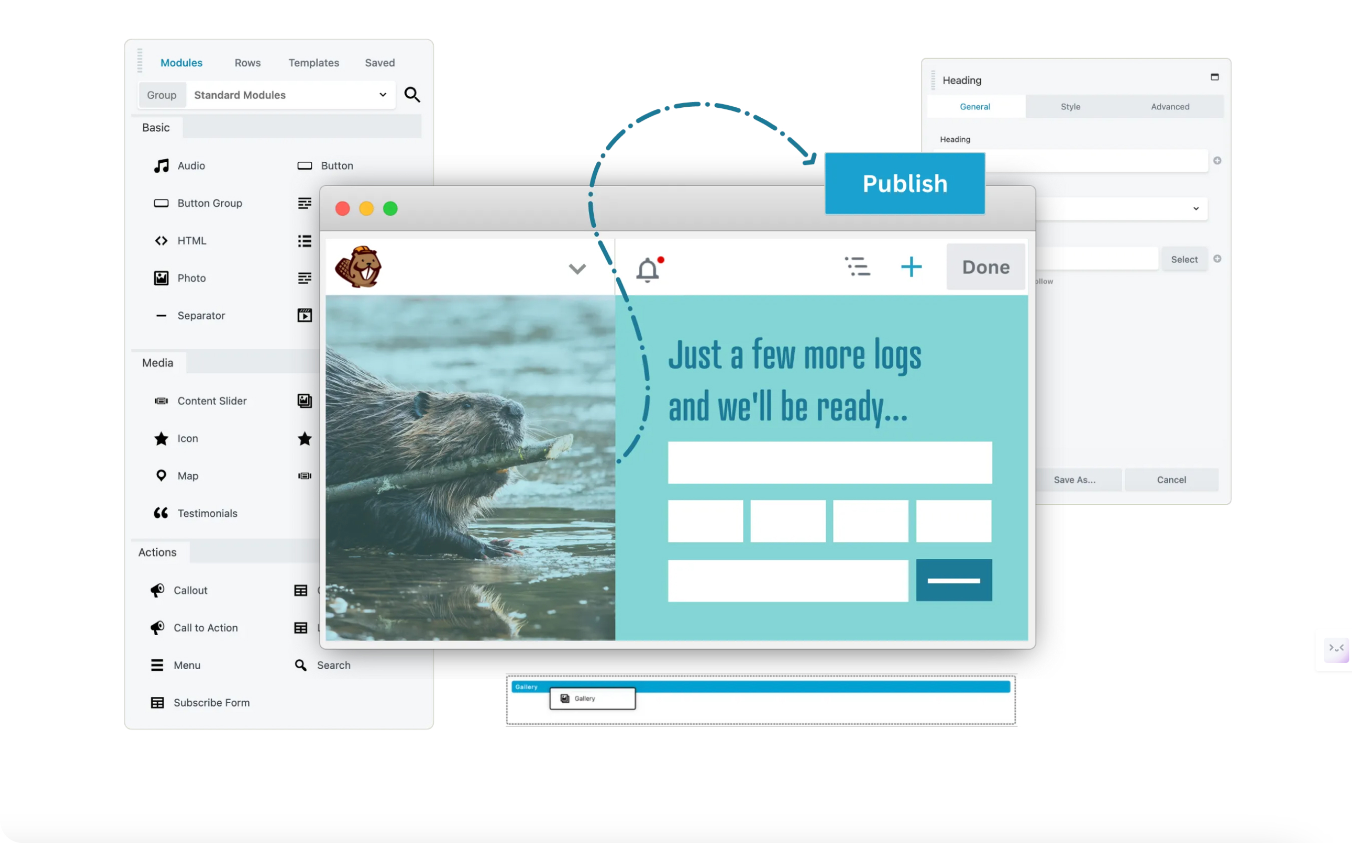 WordPress website builder