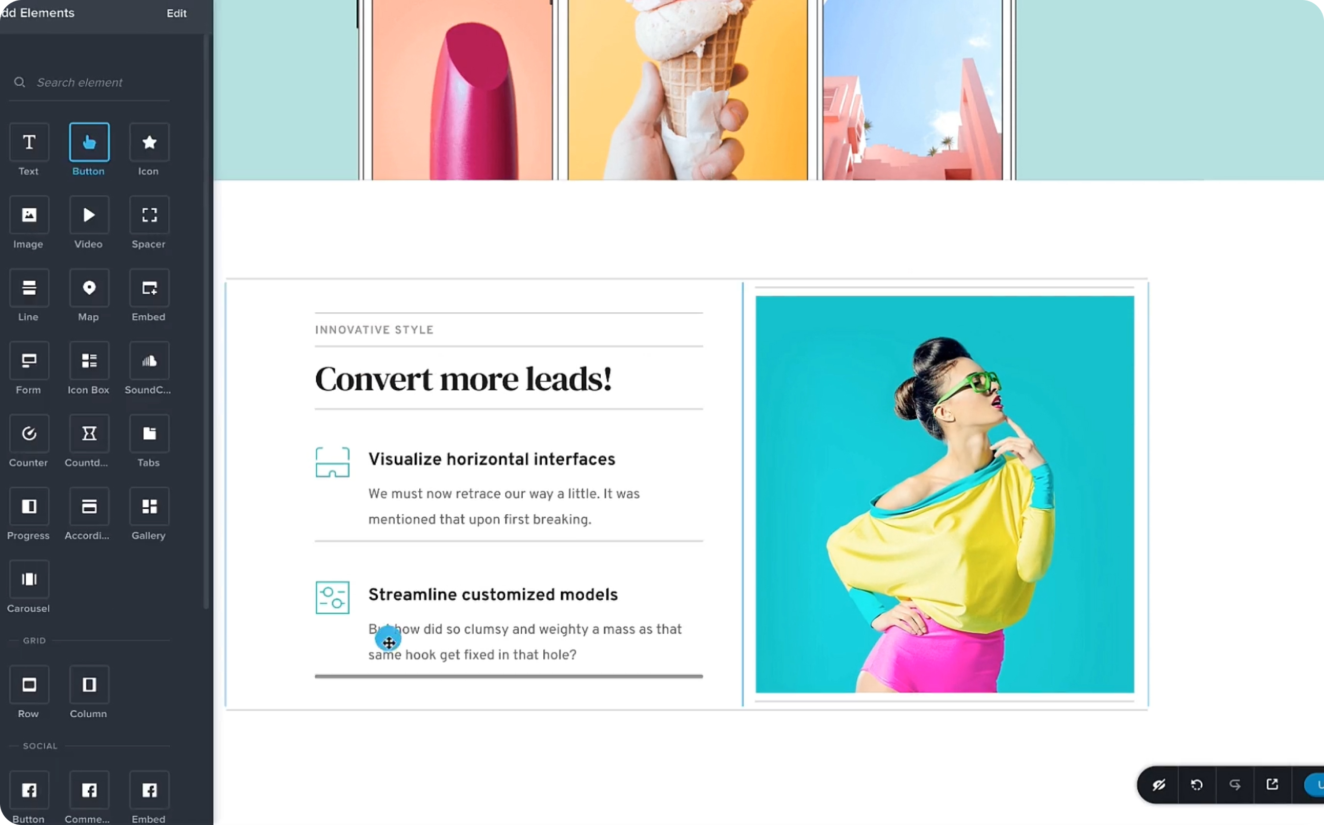 WordPress website builder