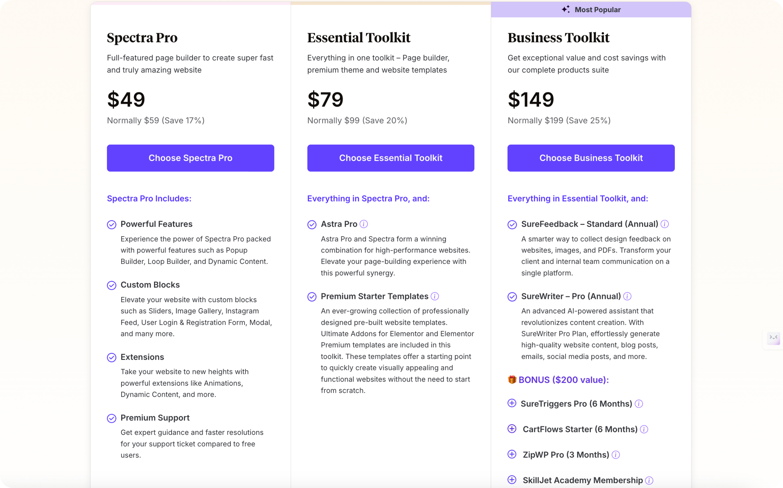 WordPress website builder