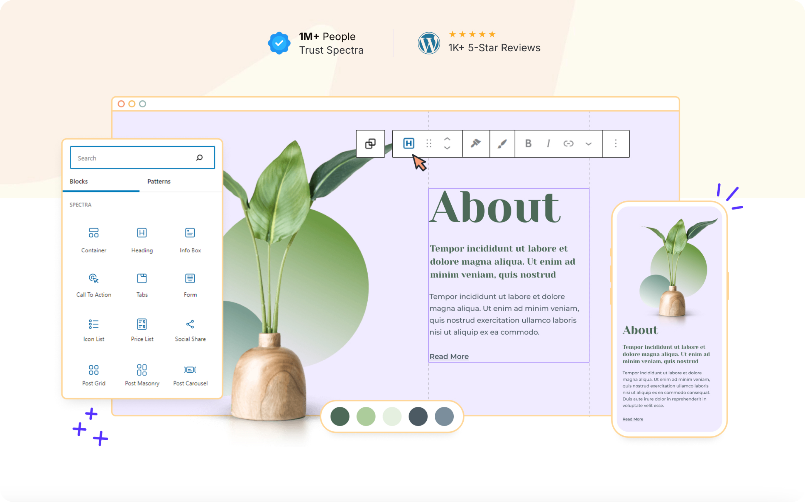 WordPress website builder