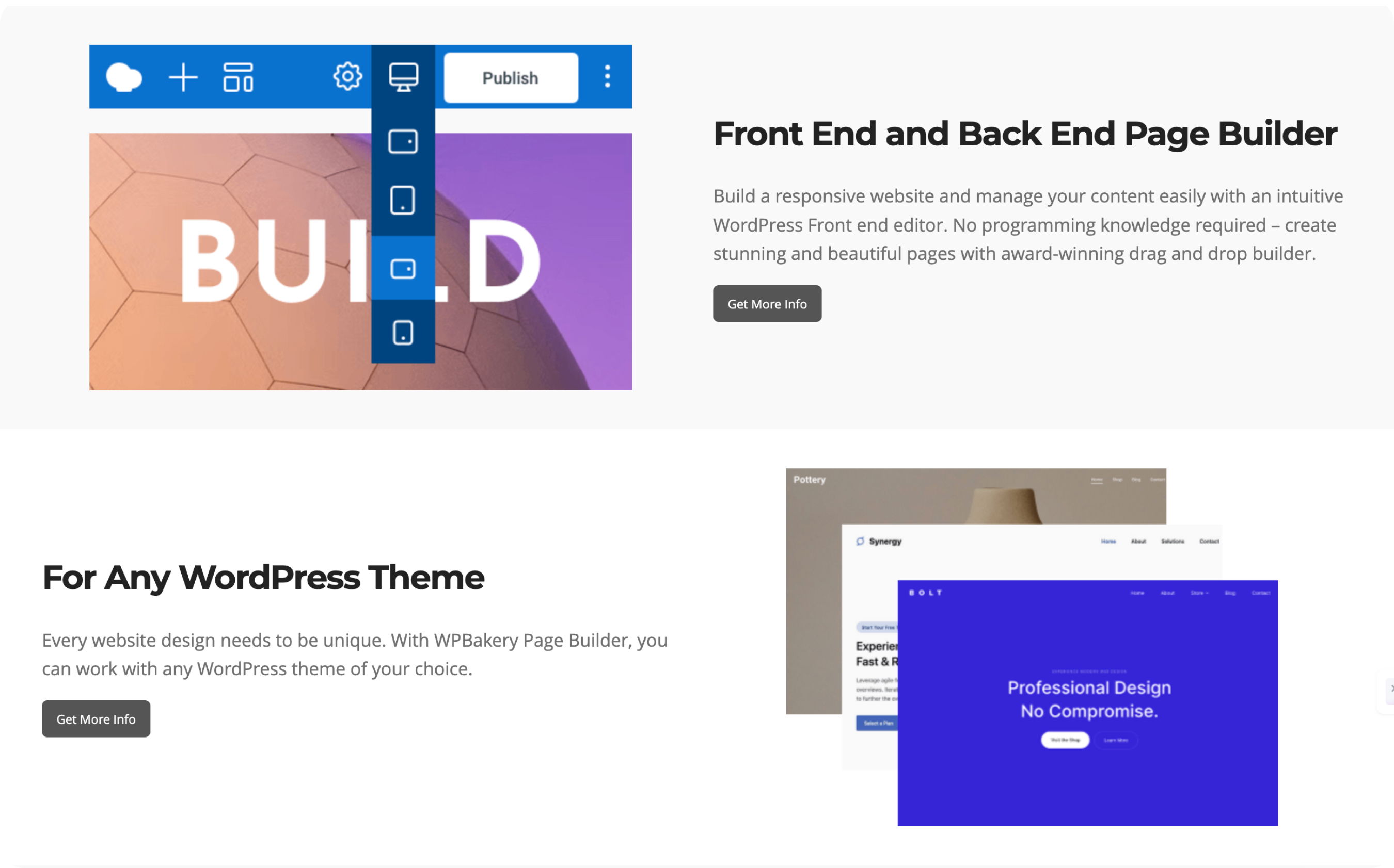 WordPress website builder