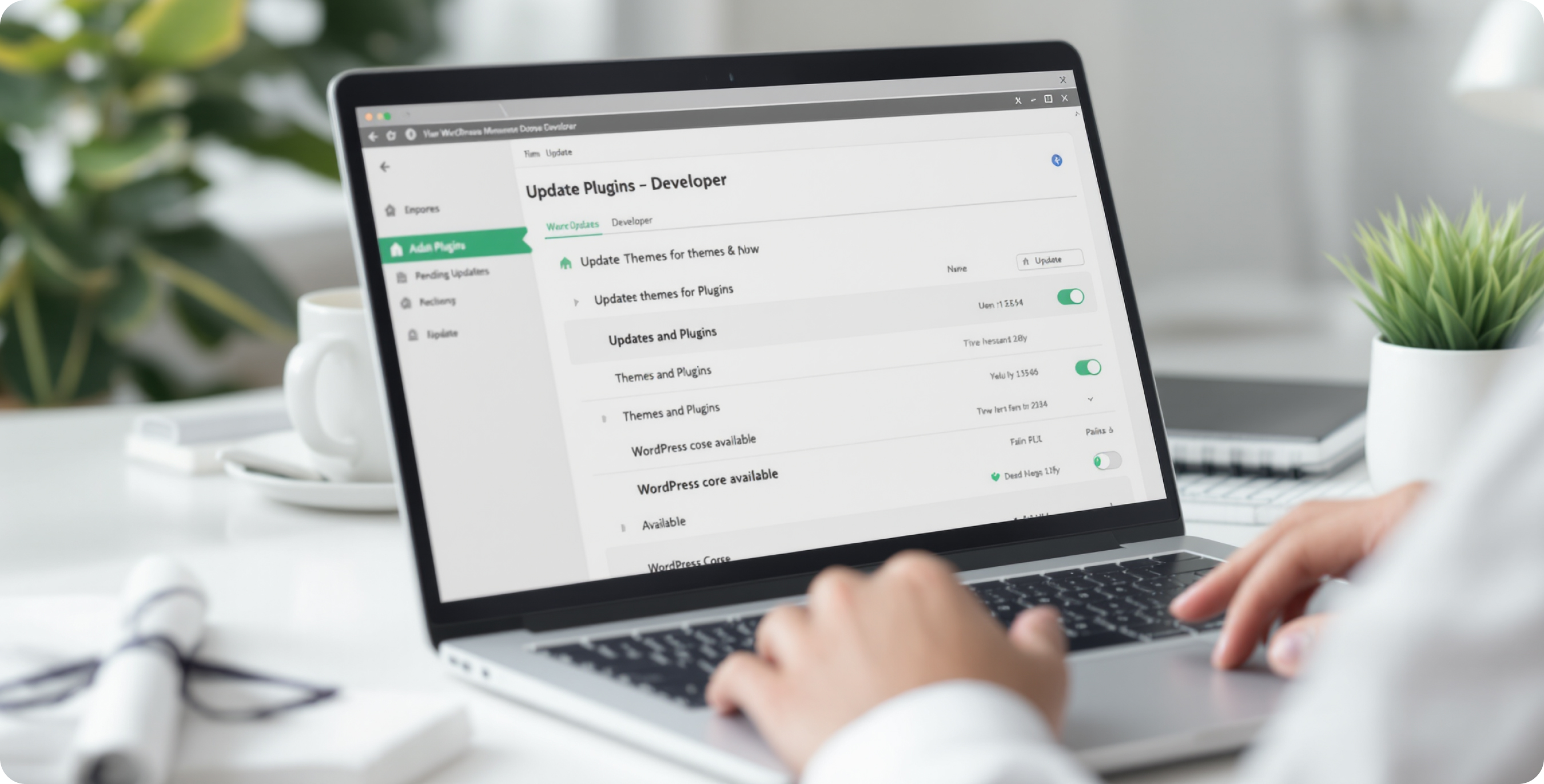 Secure WordPress site