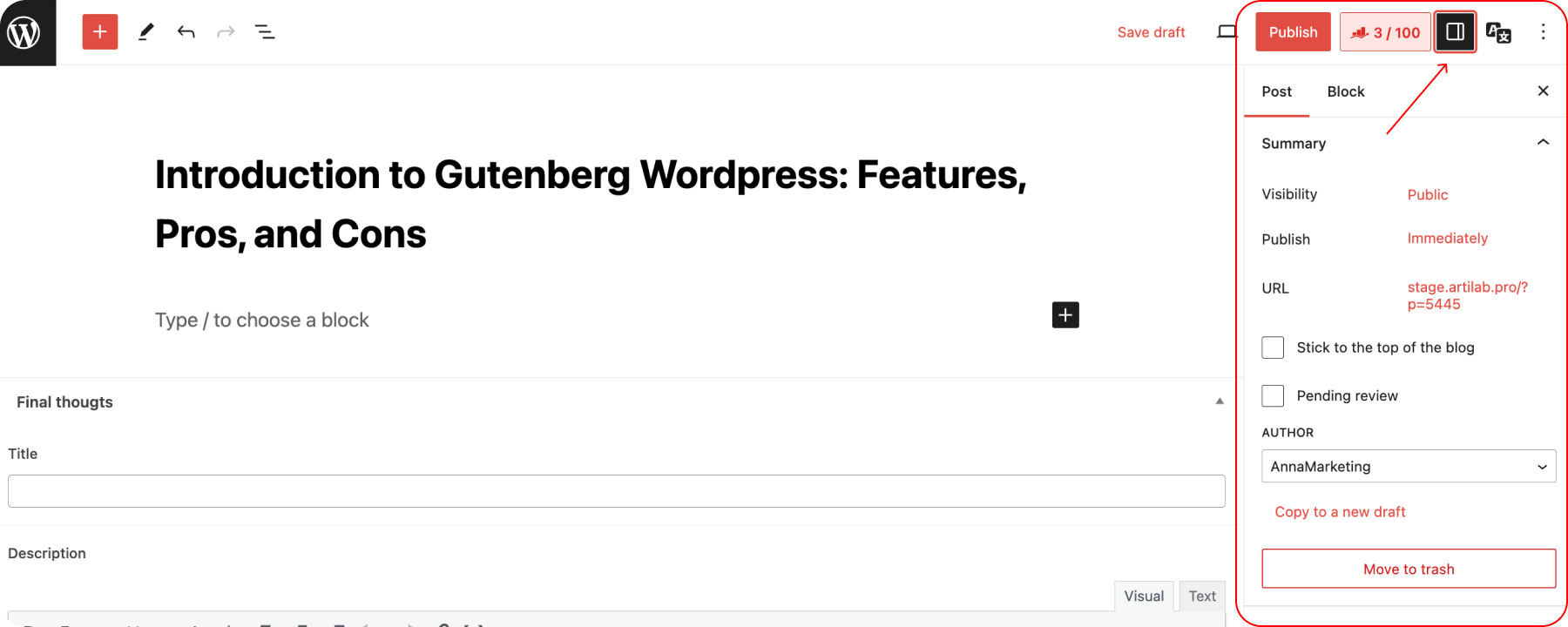 Gutenberg WordPress