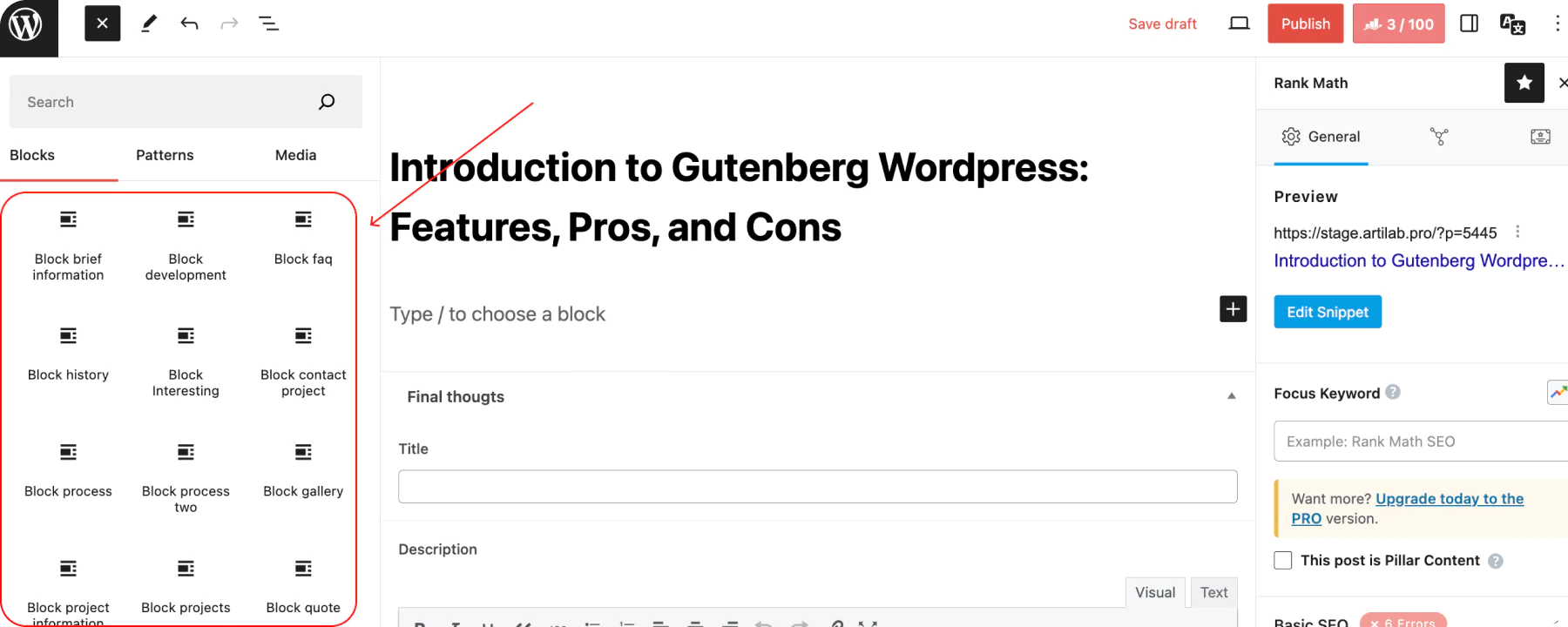 Gutenberg WordPress