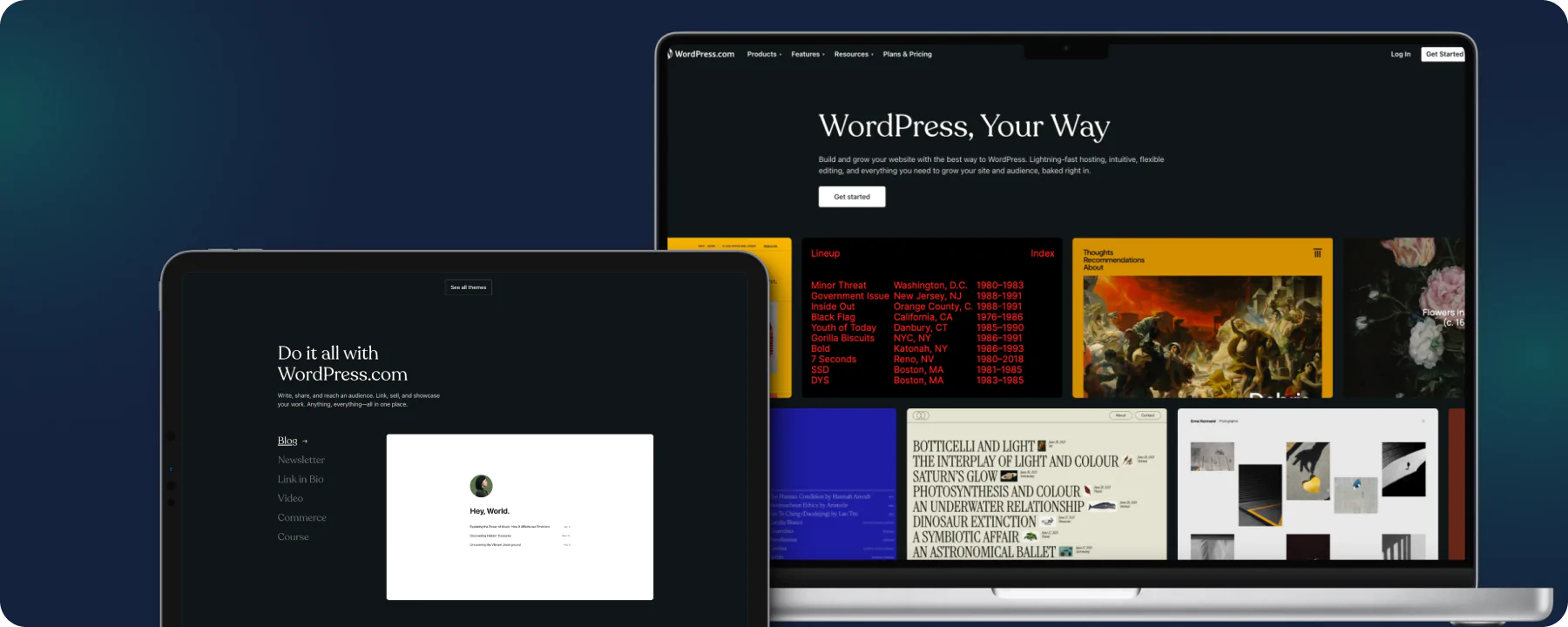 WordPress vs. Wix: For whom are they?
