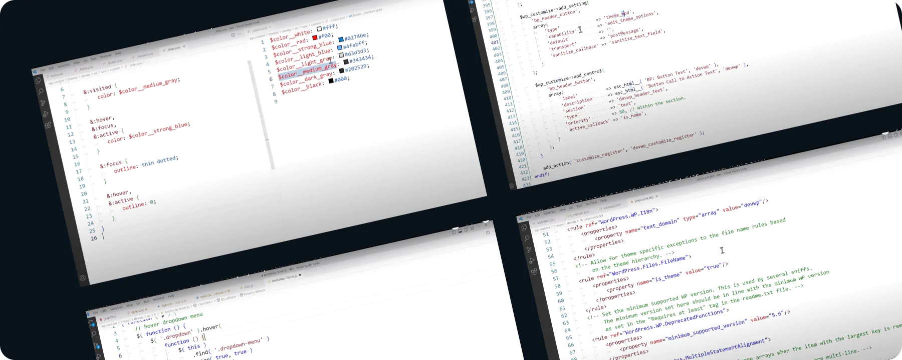What is the difference between a custom WordPress theme and a template theme?