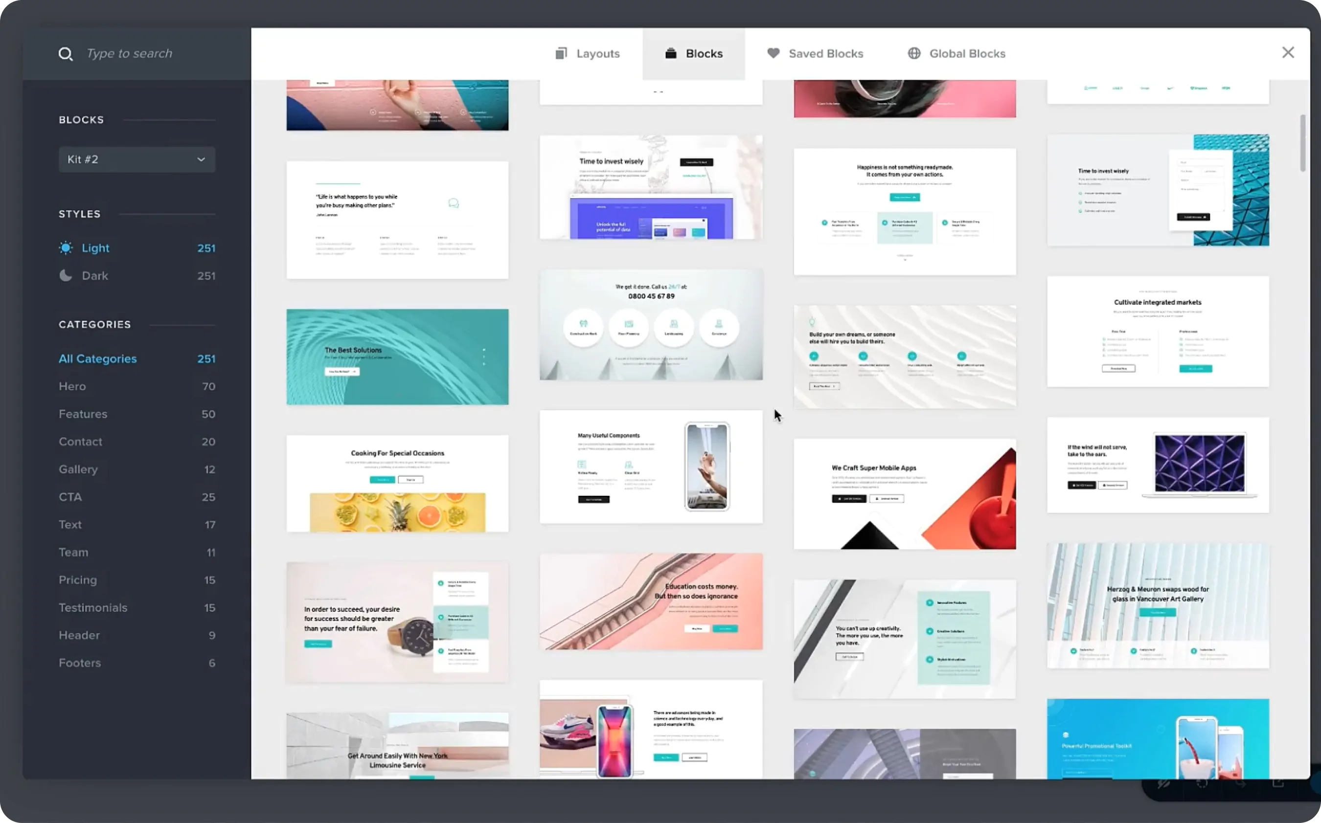 WordPress website builder