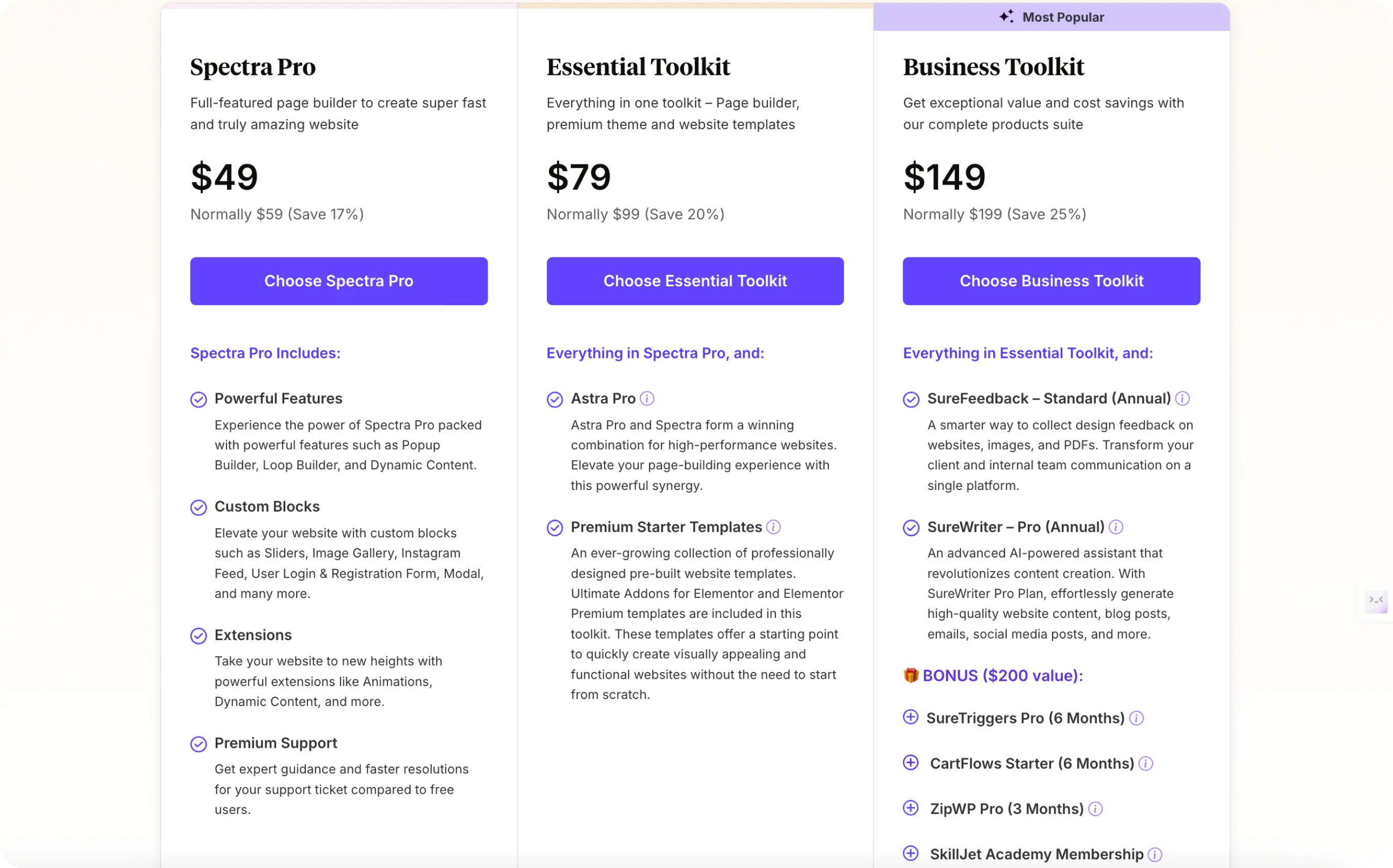 WordPress website builder